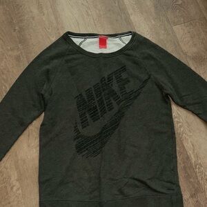 Nike Charcoal/Green Sweatshirt